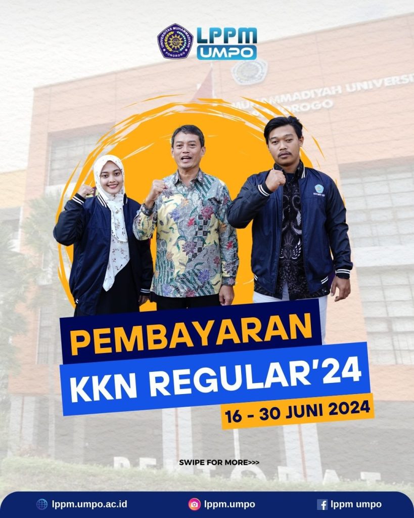 Pendaftaran Final KKN Reguler UMPO 2024